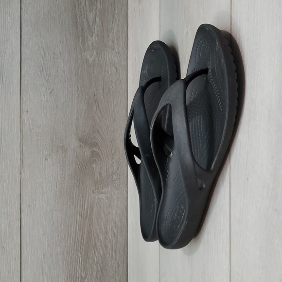 Crocs Women Comfort Thong Sandals Flats shoes sz 9 - Picture 1 of 11